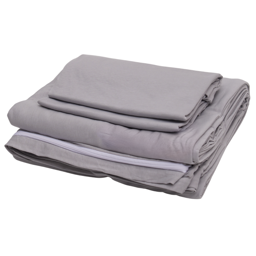 100% Cotton Jersey Duvet Cover Set - 3 Piece Set