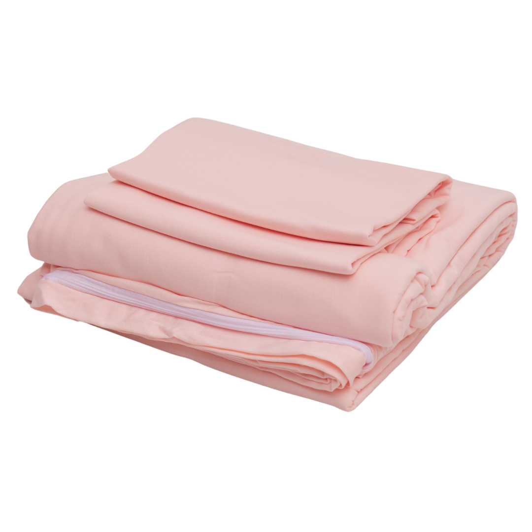 100% Cotton Jersey Duvet Cover Set - 3 Piece Set