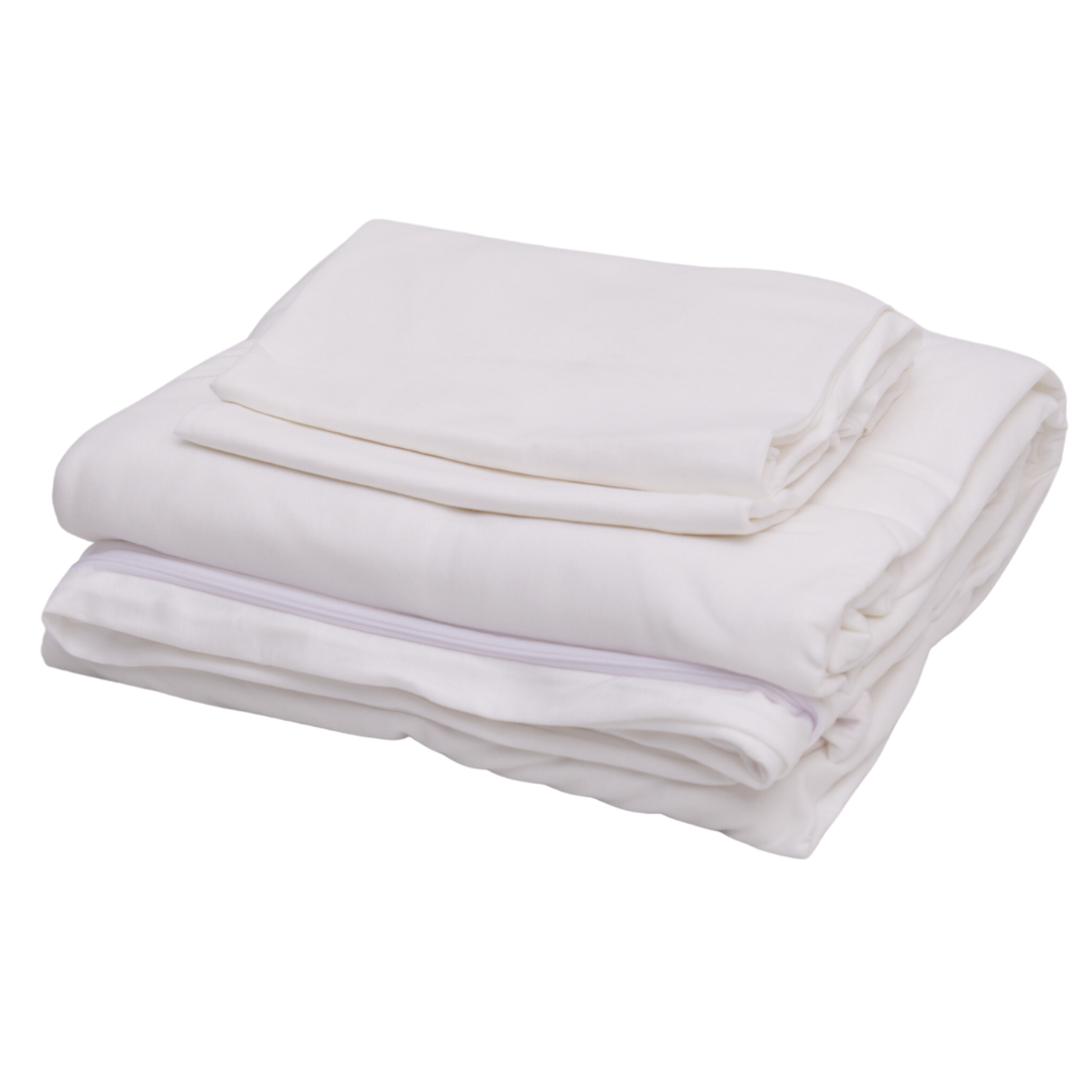 100% Cotton Jersey Duvet Cover Set - 3 Piece Set