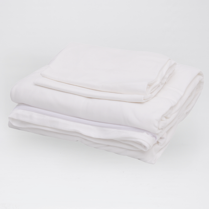 100% Cotton Jersey Duvet Cover Set - 3 Piece Set