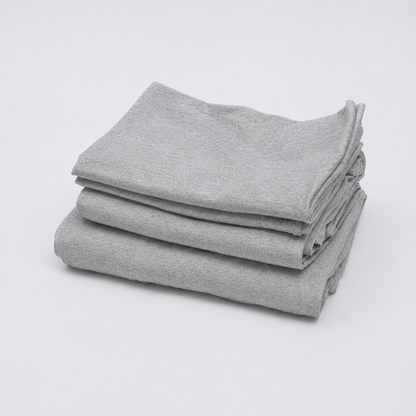 100% Cotton Jersey Bed Sheet Set - 4 Piece Set
