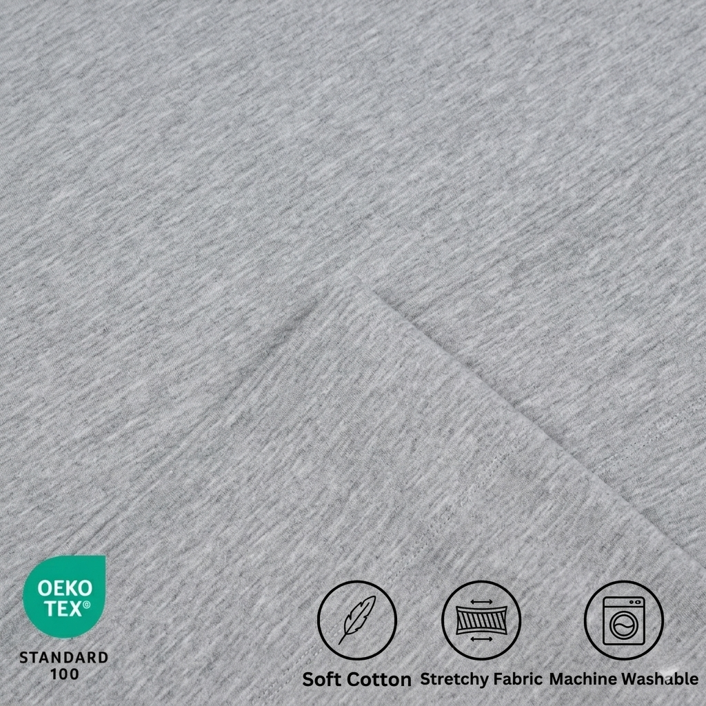 100% Cotton Jersey Single Flat Sheet