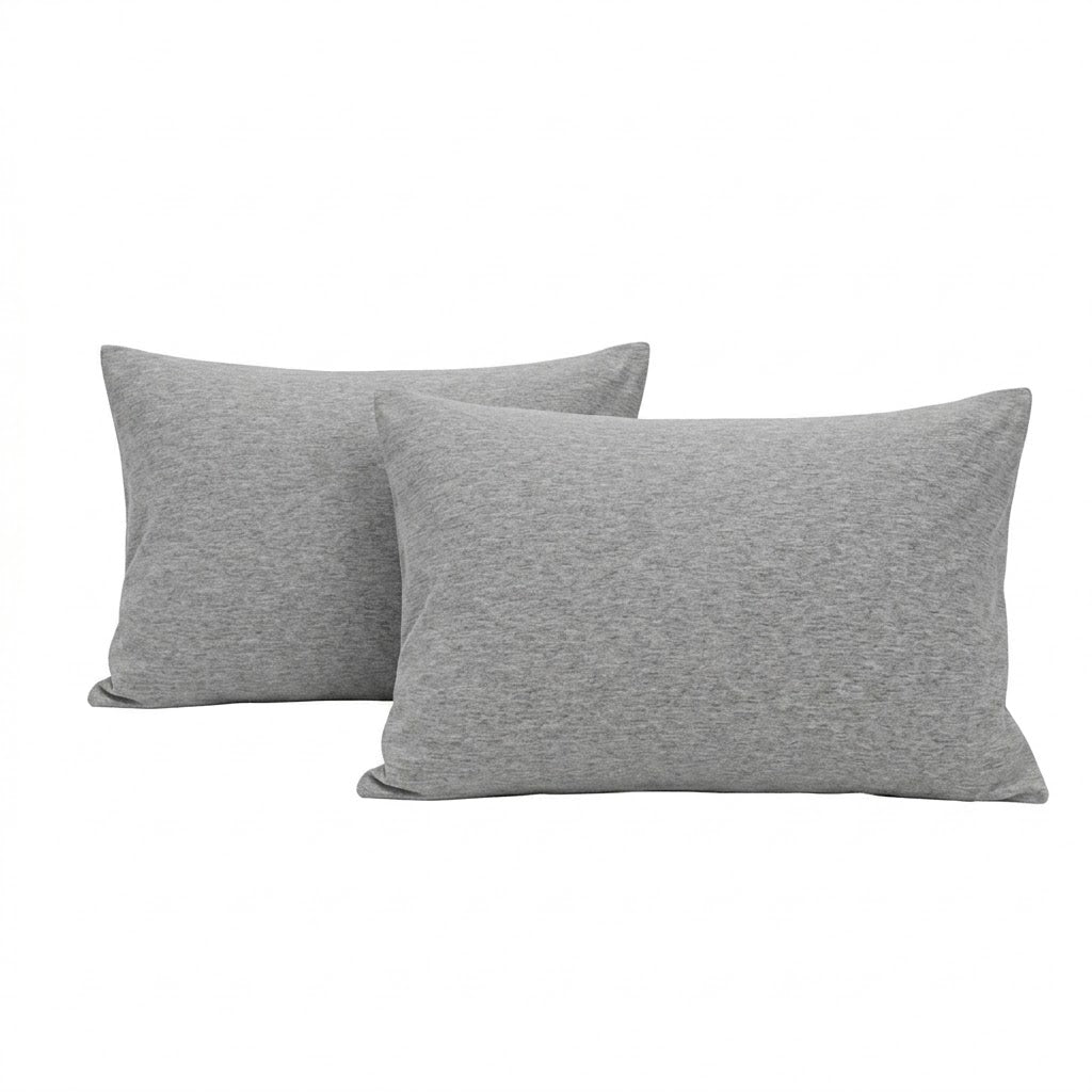 100% Cotton Jersey Pillowcase - 2 Pack