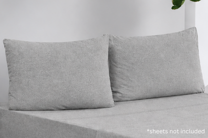 100% Cotton Jersey Pillowcase - 2 Pack