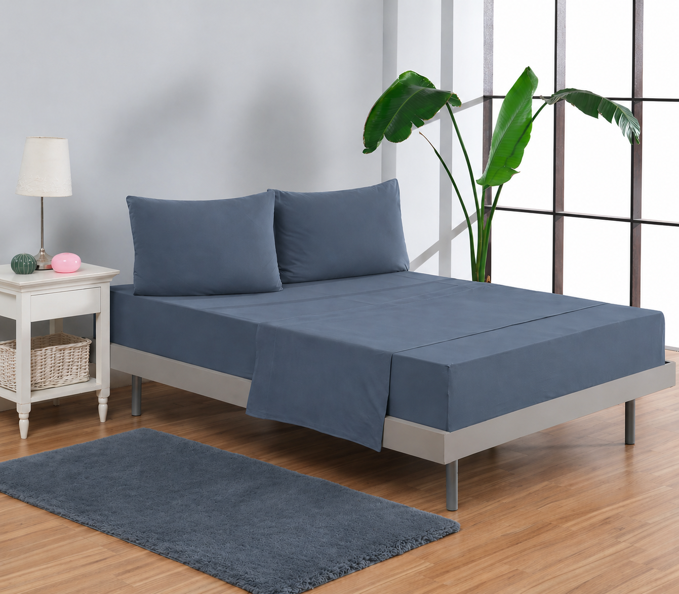 100% Cotton Jersey Single Flat Sheet