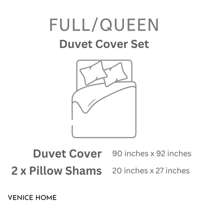 100% Cotton Jersey Duvet Cover Set - 3 Piece Set