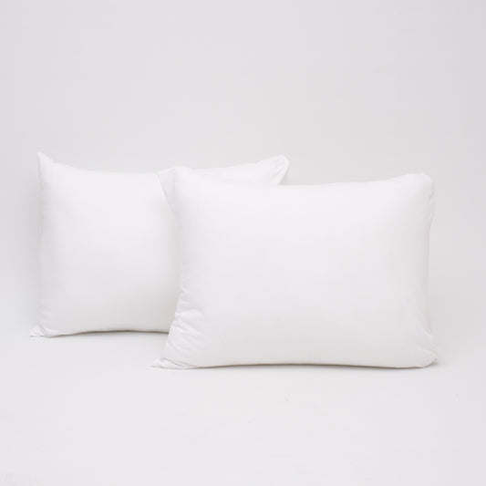 100% Cotton Jersey Knit White Pillowcases